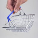 Ver imagem 2 de Porta Trecos Mini Cesta de Compras - azul