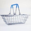 Ver imagem 1 de Porta Trecos Mini Cesta de Compras - azul