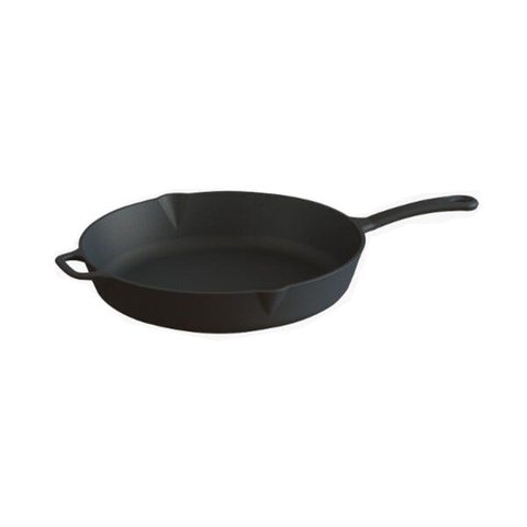 Frigideira Gourmet Ferro Fundido Cabo Ferro Libaneza 26 Cm - Preto