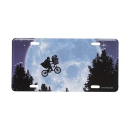 Placa de Carro em alumínio ET o Extraterrestre Bike on the moon - 1