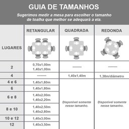 Toalha Mesa Térmica + Grossa Premium Cambraia Bg Por Metro - 4
