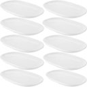 Ver imagem 1 de 10 Travessas Saladeira Melamina Branca 26,2x17x2,6cm Buffet Restaurante Haus Concept