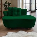 Ver mais imagens de Namoradeira Sofá Feijão Suria Orgânica Bouclé Verde
