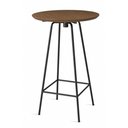 Ver imagem 1 de Mesa Bistro Munni Tampo Imbuia com Base Preta 102 Cm - 64409