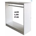 Ver imagem 2 de Balcão Cabideiro Arara Pendurar Roupa Loja Closed