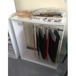 Balcão Cabideiro Arara Pendurar Roupa Loja Closed - 6
