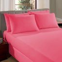 Ver imagem 1 de Jogo De Cama King 100% algodão 3 Peças Vivaldi Liso Coral Sul Brasil