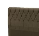 Ver imagem 2 de Cabeceira Viena Plus Casal 1400mm Suede Marrom Taupe - Simbal
