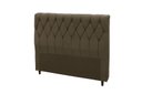 Ver imagem 1 de Cabeceira Viena Plus Casal 1400mm Suede Marrom Taupe - Simbal