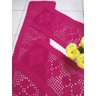 Tapete de Crochê Kit Passadeira Liso Criativa:Pink - 3
