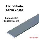 Ver imagem 1 de Barra Chata de Ferro Chato 3/4 X 1/8