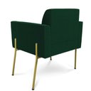 Ver imagem 6 de Poltrona Sala Estar Pé Ferro Dourado Kit 2 Marisa Bouclê D03 - D’Rossi