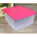Ver imagem 2 de Tupperware Basic Line 2,5l Caixa Quadrada Cor Rubine Translúcida Tupperware Basic Line 2,5l Caixa Qu