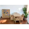 Mesa com 4 Cadeiras Pinus - 2