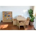 Ver imagem 2 de Mesa com 4 Cadeiras Pinus