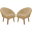 Ver imagem 1 de Kit 2 Poltronas Decorativa para Sala Recepção Manicure Consultório Stella Suede