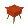 Puff Decorativo Painel Bela Opala Veludo Terracota - 1