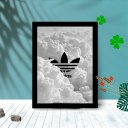Ver imagem 1 de Quadro Decorativo Star Cloud Sala Escritório +vidro 33x25 A4:preto