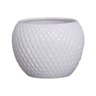 Cachepot de Cerâmica Branco G 18,7x24,5 cm - 1