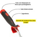 Ver imagem 3 de Garfo Suporte Duplo Profissional para Rolos de Tinta - Atlas