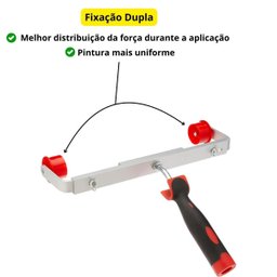 Garfo Suporte Duplo Profissional para Rolos de Tinta - Atlas - 4
