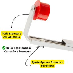 Garfo Suporte Duplo Profissional para Rolos de Tinta - Atlas - 5