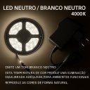 Ver imagem 5 de Espelho Flame 100x35cm Polido Bivolt Sala Salão Luxo LED Neutro