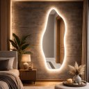 Ver imagem 2 de Espelho Flame 100x35cm Polido Bivolt Sala Salão Luxo LED Neutro