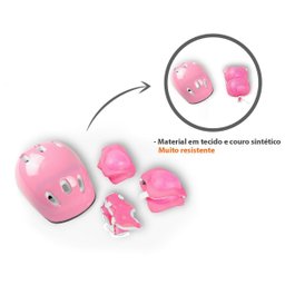 Patins 4 Rodas Roller Classico Rosa C/Kit Protecao Tamanho 36/37 Bw021R-36/37 - 6 Patins 4 Rodas Roller Classico Rosa C/Kit Protecao Tamanho 36/37 Bw021R-36/37 - 6