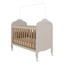 Ver mais imagens de Berço Peroba Elô Americano Off White 100% MDF Bebê Infantil