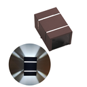 Ver imagem 1 de Arandela 2 Focos E 2 Frisos Externa Parede Muro Ar1510: Cor Marrom