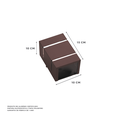 Ver imagem 2 de Arandela 2 Focos E 2 Frisos Externa Parede Muro Ar1510: Cor Marrom