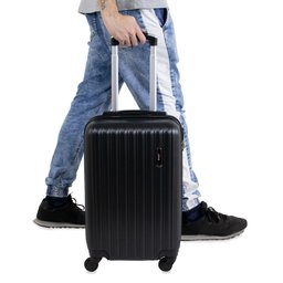 Mala de Viagem Pequena Preta Com 4 Rodas Londres Swiss Move - 9