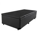 Ver imagem 2 de Cama Box Baú Solteiro Sintético Sereneprime Preto 88x188x44