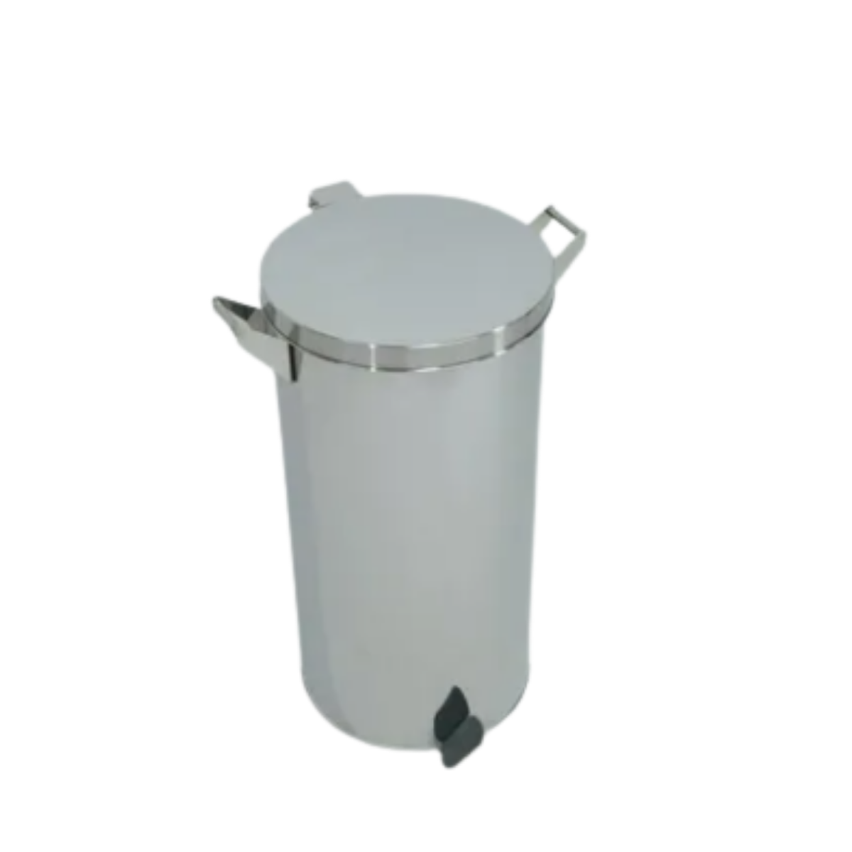 Lixeira Pedal e Alça 50l em Aço Inox 30x60 - 2