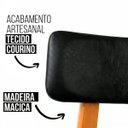 Ver imagem 3 de Kit 6 Cadeira de Jantar Madeira Maciça Alice Estofada Premium Ergonomica Confortável Di Franco