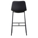 Ver imagem 6 de Kit 2 Banquetas Oxford Verner Assento PU Base Aço Encosto Fixo Preto 100cm Fratini