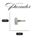Ver imagem 3 de Puxador para Porta de Mármore e Metal Vênus Victrix 8x4x4cm
