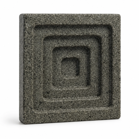 Puxador Decorativo Móveis Gaveta Cômoda Quadrado Concreto Claro