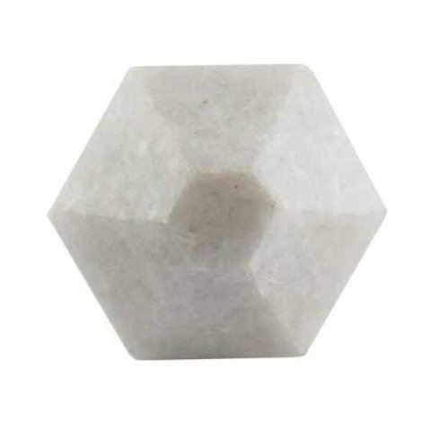 Puxador para Porta de Mármore e Metal 4cmx8cm Vênus Victrix