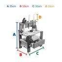 Ver imagem 6 de Brinquedo de Madeira Mesa Bancada de Ferramentas Infantil