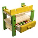 Ver imagem 3 de Brinquedo de Madeira Mesa Bancada de Ferramentas Infantil