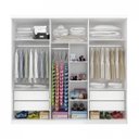 Ver imagem 2 de Guarda-Roupa Casal com Espelho 6 Portas Ana Panan Móveis