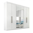 Ver imagem 3 de Guarda-Roupa Casal com Espelho 6 Portas Ana Panan Móveis