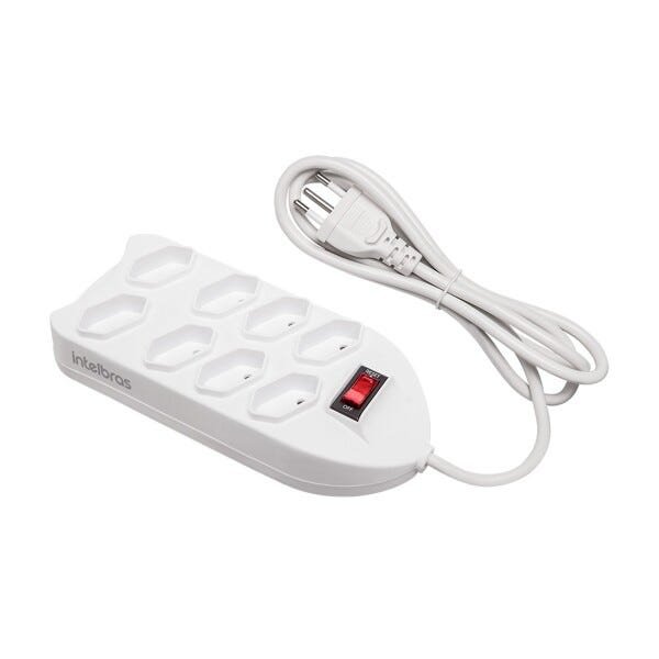 FILTRO DE LINHA INTELBRAS EPE 1008+ 8 TOMADAS BRANCO BIVOLT - 4824003 - 2