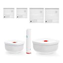 Ver imagem 3 de Kit Envazamento a Vácuo: Bomba Elétrica sem Fio Recarregável, Recipientes Hemeticos com Válvula 450/