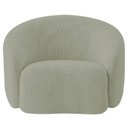 Ver imagem 7 de Kit Divã Recamier Orgânico Marrocos 180cm Lado Direito e 2 Poltronas Amore Bouclé Verde Oliva