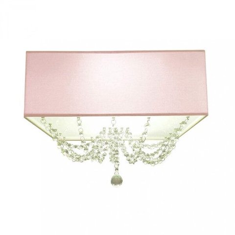 Plafon Quadrado Cristal Bivolt Tom Luz Iluminação