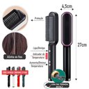 Ver imagem 2 de Escova Alisadora Cabelo 3 em 1 Cerâmico Seca Alisa Hidrata