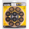 Escova circular 6" x 3/4" com bucha de redução Vonder - 4